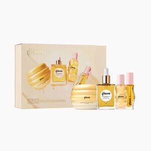 Gisou Honey Infused Haircare Set - Gold and Pink